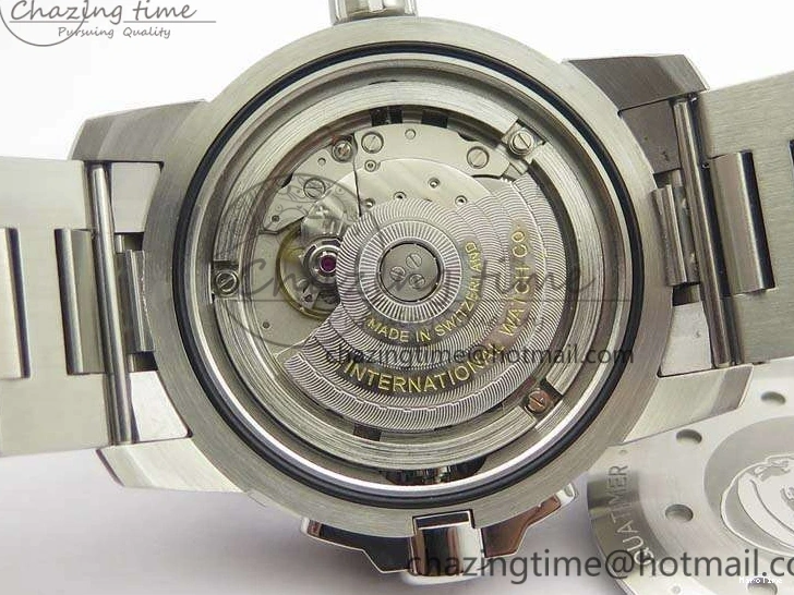 MIROTIME 0329 EasyMatch Aquatimer Automatic IW329004 V6F 1:1 Best Edition Blue Dial On SS Bracelet MIYOTA 7224